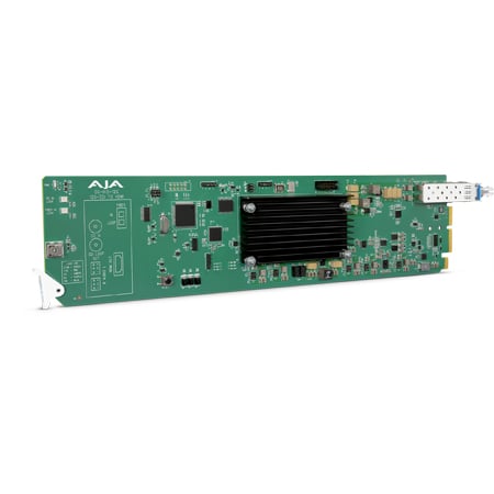 AJA OG-Hi5-12G-R-ST openGear 12G-SDI to HDMI 2.0 Conversion with ST Fiber Receiver