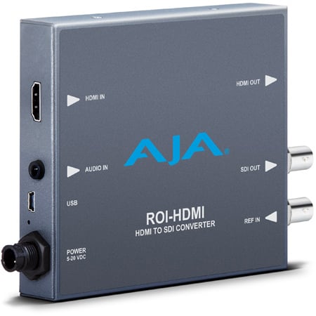 AJA ROI-HDMI HDMI to 3G-SDI Mini-Converter with ROI Scaling