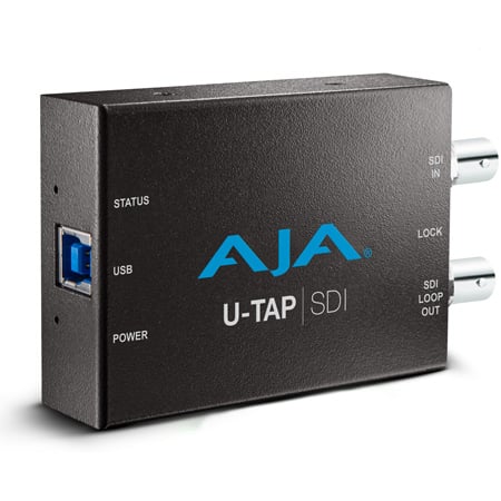 AJA U-TAP SDI 3G-SDI to USB 3.0 Capture Device