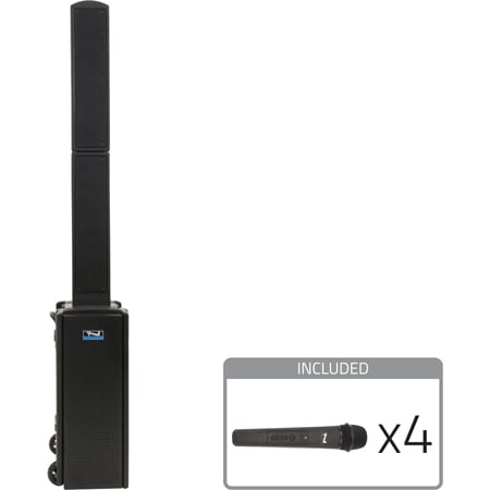 Beacon BEA-QUAD -HHHH Quad Package with BEA2-XU4 and 4 WH-LINK Wireless Handheld Mics