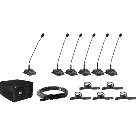 Anchor Audio CM-6 CouncilMAN 6 person Conference System Package