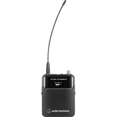 Audio-Technica ATW-T3201AEE1 3000 Series Body-Pack Transmitter with CH-Style Screw-Down 4-Pin Connector - 530-590MHz