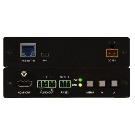 Atlona AT-HDVS-RX HDBaseT Scaler with HDMI and Analog Audio Outputs