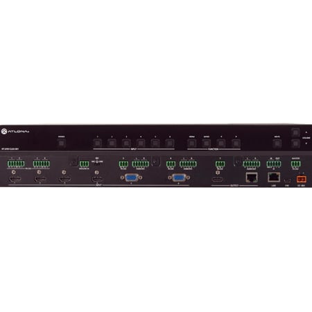 Atlona AT-UHD-CLSO-601 4K/UHD 6-Input Multi-Format Switcher w/Mirrored HDMI & HDBaseT Outputs PoE & Auto-Switching