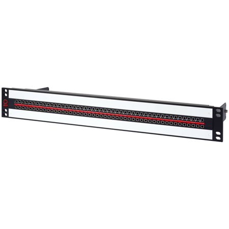 AVP AV-U232E15-UHN75R2-B10 1.5RU Mini-BNC UHD Micro 12G Video Patch Panel - 2 x 32 - Normaled - Terminated w/ Cable Bar