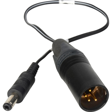 Laird BD-PWR1-18IN Blackmagic Design Power Cable - 2.5mm DC Plug to 4-Pin XLR Male - 18 Inch