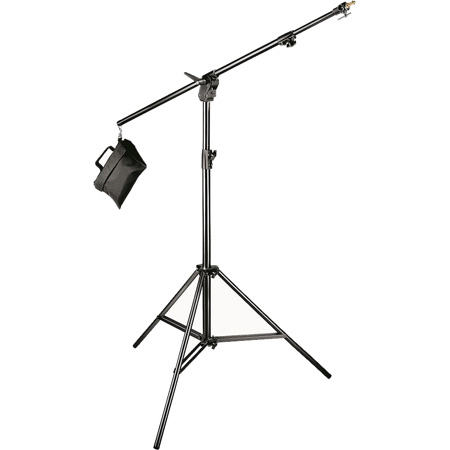 Manfrotto 420B Black 3-Section Stand with Sand Bag