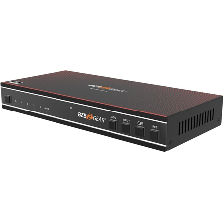 BZBGEAR BG-UHD-MVS41A 4x1 Quad HDMI Multi-viewer 4K60 18Gbps with Seamless Switcher and Audio De-embedder