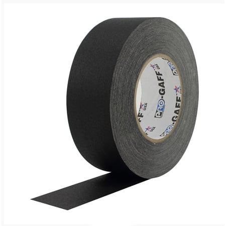 Pro Tapes 001UPCG155MBLA Pro Gaff Gaffers Tape BGT1-60 1 Inch x 55 Yards - Black