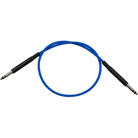Bittree LPC2406-110 1/4 Inch Long-Frame 110 ohm Audio Patch Cable - 24 Inch - Blue