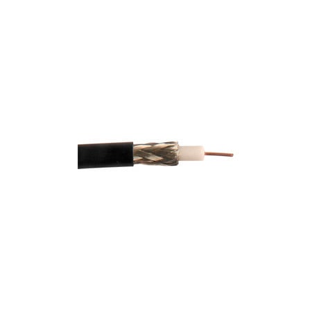 Belden 1855A CMR Rated 6G-SDI Mini-RG59 Digital Coax Video Cable 23 AWG - Black - 500 Foot