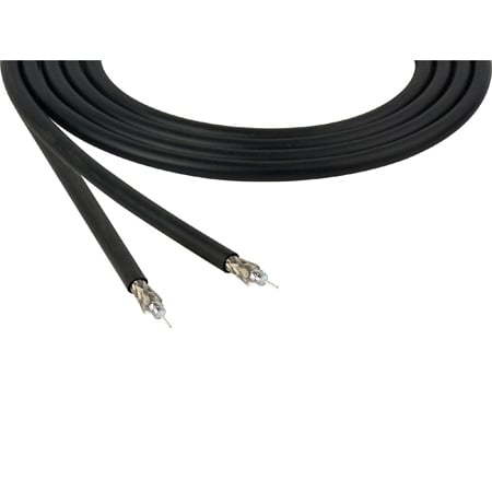 Belden 4505R 0101000 CMR Rated 12G-SDI 4K UHD RG59 75 Ohm Video Coax Cable 20 AWG - Black - 1000 Foot