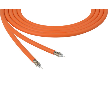 Belden 4505R 0031000 CMR Rated 12G-SDI 4K UHD RG59 75 Ohm Video Coax Cable 20 AWG - Orange - Per Foot