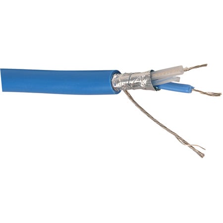 Belden 9271 CM Rated 124 Ohm Twinax Computer & Instrumentation Cable - Blue - Per Foot