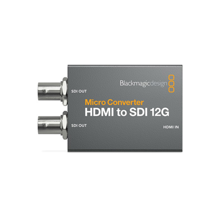 Blackmagic Design CONVCMIC/HS12G/WPSU Micro Converter HDMI to SDI 12G with PSU