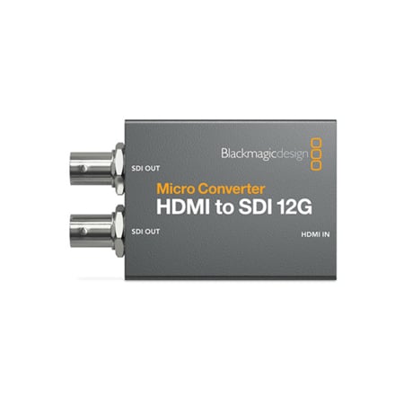 Blackmagic Design CONVCMIC/HS12G/WPSU Micro Converter HDMI to SDI 12G with PSU