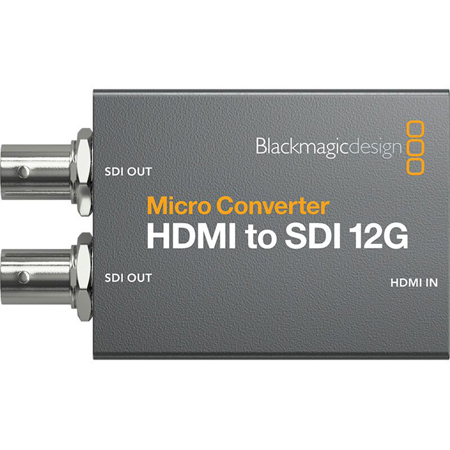 Blackmagic Design CONVCMIC/HS12G Micro Converter HDMI to SDI 12G without Power Supply
