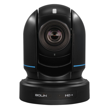 Bolin B7-220 Blue-Line Full HD IP and USB HDMI/3G-SDI/4K60 PTZ Camera with 20x Optical Zoom - Black
