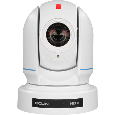 Bolin B7-220 Blue-Line Full HD IP and USB HDMI/3G-SDI/4K60 PTZ Camera with 20x Optical Zoom - White