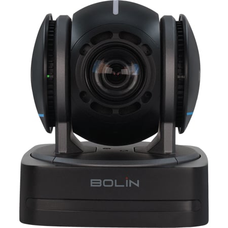 Bolin D2-210H Dante AV-H H.264 AV-over-IP PTZ FHD Camera with 10x Zoom - HDMI/IP/USB2.0 - 12VDC/POE+ - Black