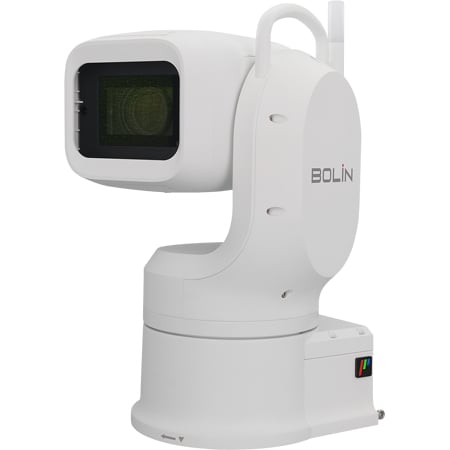 Bolin Technology EX-ULTRA 4K30/FHD 6G-SDI Outdoor PTZ Camera w/Image Stabilizer & 48X Zoom - White
