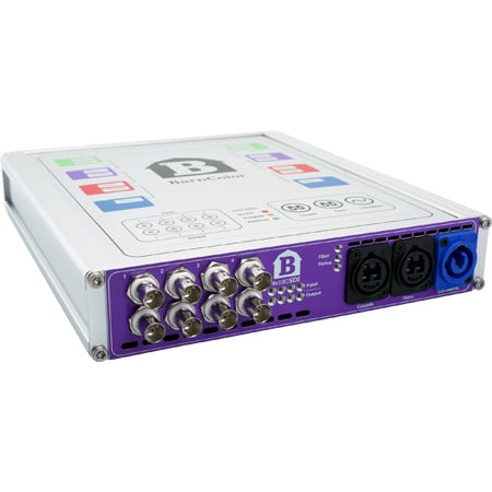 Barnfind BARNCOLOR 12GSDI Video over Fiber Solution 4x 12GSDI Forward & 4x 12G-SDI Return - Purple - 1370/1390/1410/1430