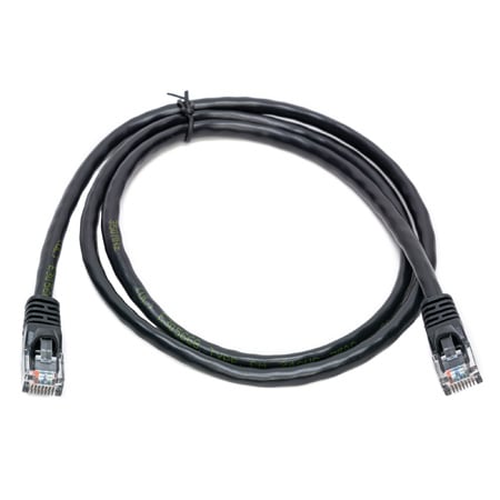 Connectronics CAT5e Snagless Molded 350MHz UTP Patch Cable - 10 Foot - Black