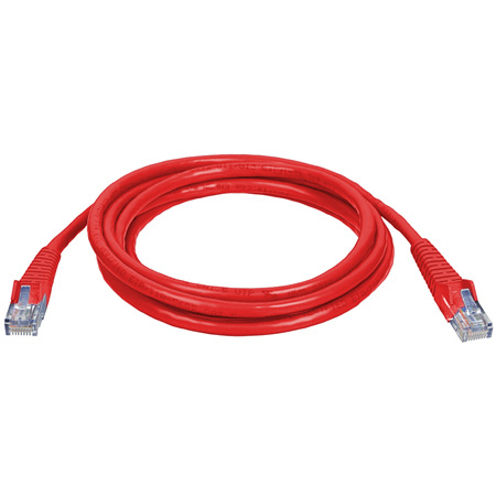 Connectronics CAT5e Snagless Molded 350MHz UTP Patch Cable - 50 Foot - Red