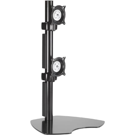 Chief Vertical Table Stand Dual Monitor Mount - TV Height Range 10-19.3Inch - Black