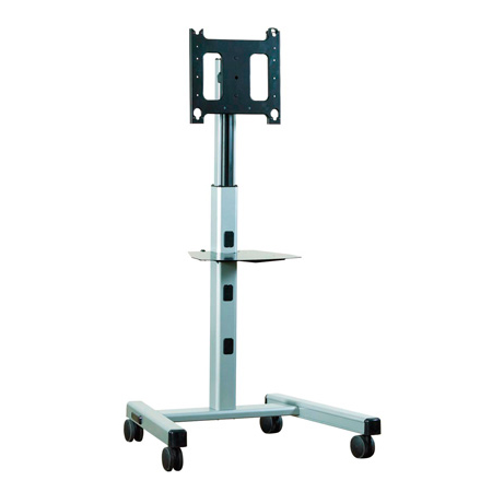 Chief Large Height-Adjustable Mobile TV Cart - Black
