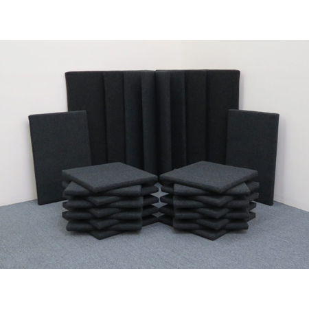 Clearsonic SP20D StudioPac 20 28-piece Sorber Sound Absorption Baffle Acoustic Treatment Package - Dark Gray