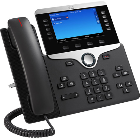 Cisco CP-8841-K9 8841 IP Phone Cable Wall Mountable VoIP Caller ID - Speakerphone Unified Communications Manager