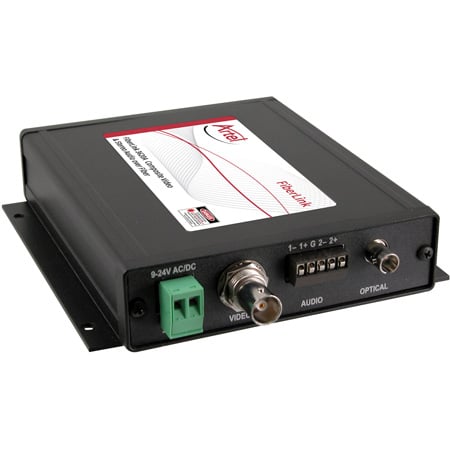 Artel FiberLink 3621A-B7S SM and MM Composite Video and Audio Box with ST Connectors - Receiver