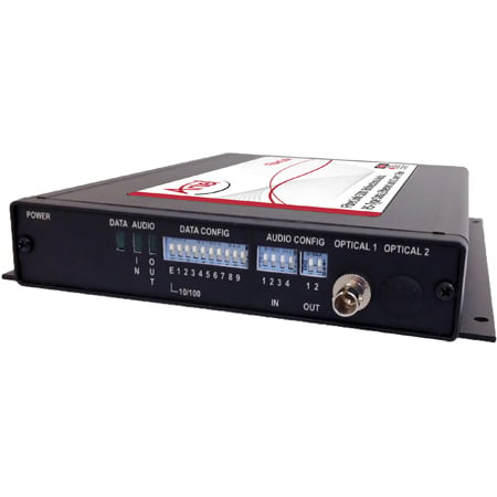 Artel FiberLink 5201-B7S Singlemode Bidirectional Audio/ Ethernet/ Data & CC Box with ST Connectors - Receiver