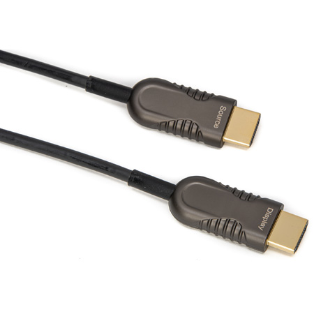 Connectronics AOC-HDMI-020 20 Meter (65 Foot) 4K HDMI Cable - UltraHD 18Gbps - Active Optical Fiber