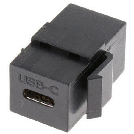 Connectronics 3.1 USB-C Female to USB-C Female Feedthru Barrel Connector - Keystone Insert