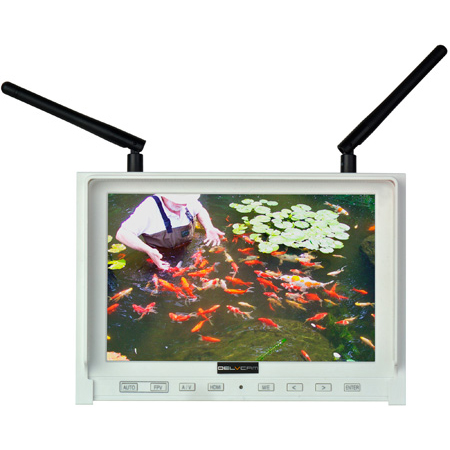Delvcam DUALFPV-7PL 7 Inch FPV Monitor with Dual 5.8GHz Channel Auto Searching Function