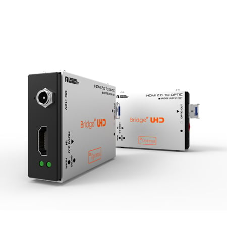 Digital Forecast UHD M-HOT HDMI 2.0 to Fiber Optic SingleMode Simplex LC Transmitter Extender- SFP Included