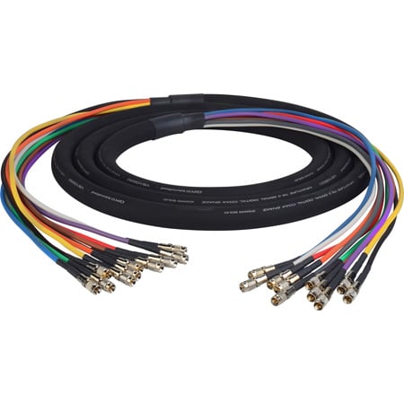 Laird DIN-10SNK-10 Gepco VS10230 3G/HD-SDI 10-Channel DIN 1.0/2.3 Video Snake Cable - 10 Foot