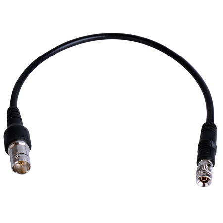 Connectronics DIN-BF-1 3G-SDI 75 Ohm DIN 1.0/2.3 Plug to BNC Female Jack Video Adapter Cable - 1 Foot