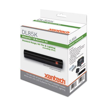 Xantech DL85K Universal Dinky Link Standard Range IR Kit For Commercial and Home A/V Installations - 80 Foot Range