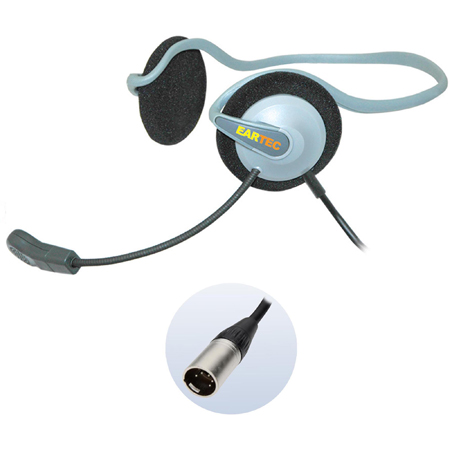 Eartec MO5XLR/M Monarch Mid-Weight Dual-Ear Headset for Clear-Com / RTS / Telex - 5-Pin XLR