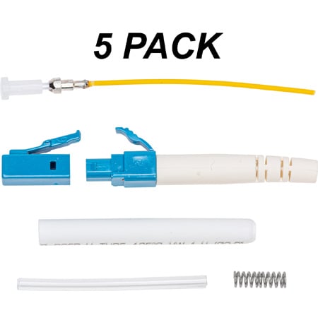 Easy Splicer LC/UPC Single Mode Splice On Connector - 5 Pack