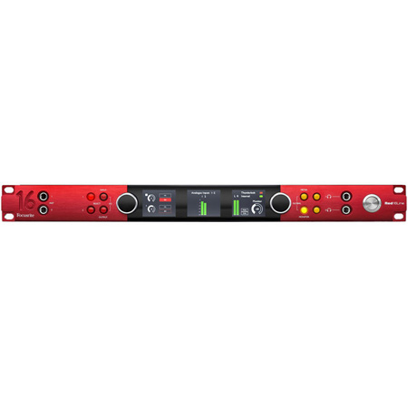 Focusrite RED 16LINE 64x64 All-In-One Interface and 32x32 Dante Audio-Over-IP Connectivity