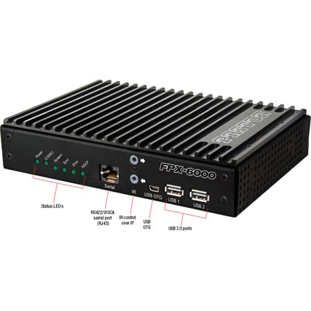 Fiberplex FPX6000R/A3/PD48 DanteAV over IP Gateway Receiver