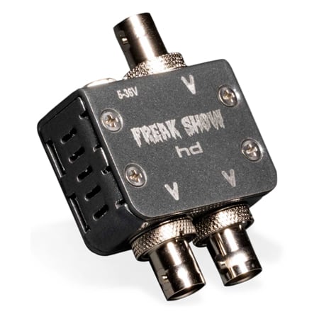 Freakshow HD MSX2-O 1x2 Microsplit Reclocking DA 4K 12G/3G SDI Splitter - Standard Power Connector