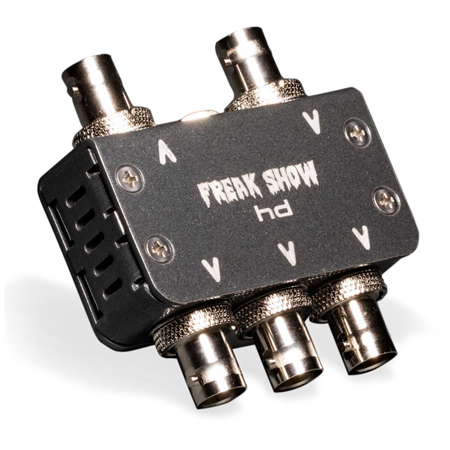 Freakshow HD MSX4-O 1x4 Microsplit Reclocking DA 4K 12G/3G SDI Splitter - Standard Power Connector