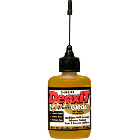 CAIG Products DeoxIT® G100L-25C Gold Needle Dispenser 100 Percent Solution 25ml