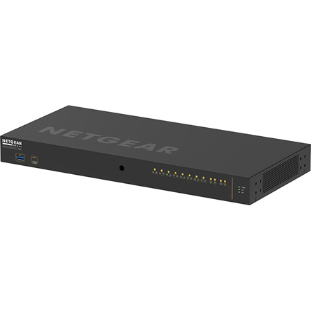 Netgear AV Line M4250 Series GSM4212PX 12-Port / 8xPoE+ 240W / 2x1G / 2xSFP+ Managed Ethernet Switch