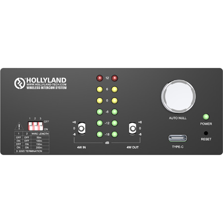 Hollyland HL-2/4 WIRE CONVERTER 2-wire to 4-wire Converter with Echo Processing for Intercom Systems